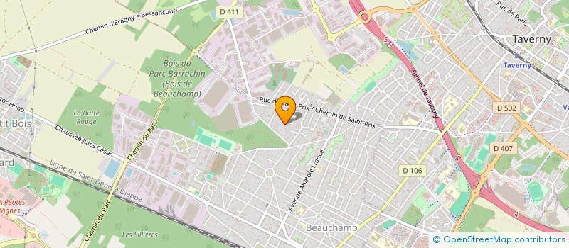 localisation de l'entreprise MY LITTLE SWEET HOME  BEAUCHAMP