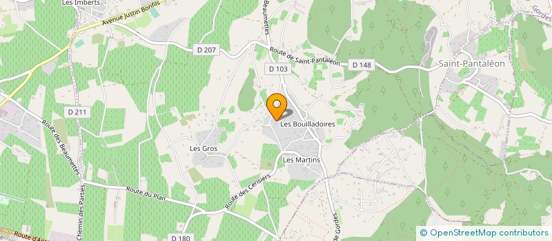 localisation de l'entreprise MY LOVE IS UNDERGROUND  GORDES