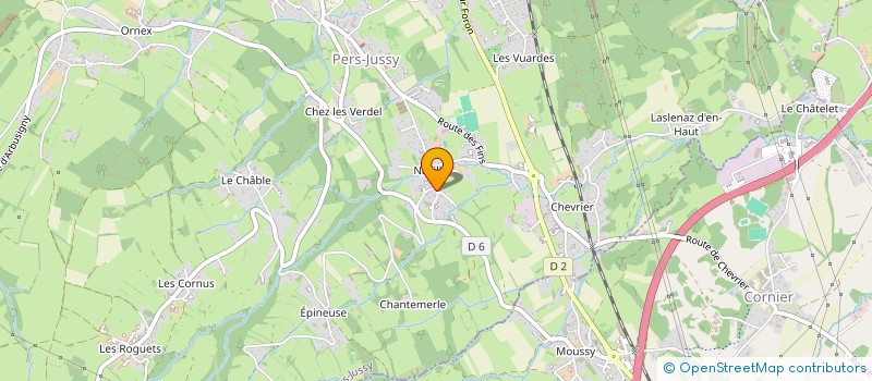 localisation de l'entreprise MY MACONNERIE  PERS-JUSSY