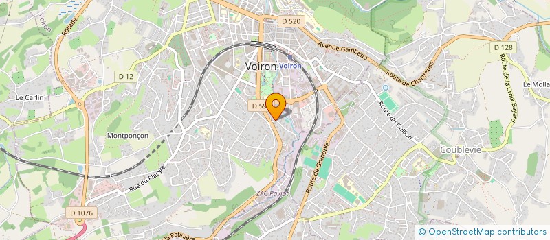 localisation de l'entreprise MY MARKET  VOIRON