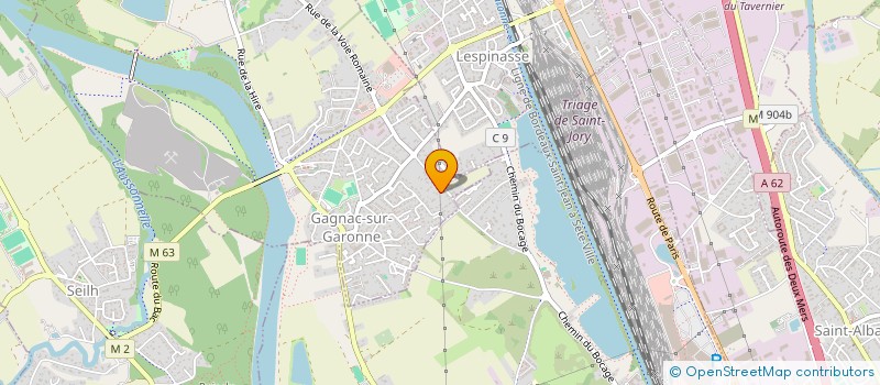 localisation de l'entreprise MY MDB  GAGNAC-SUR-GARONNE