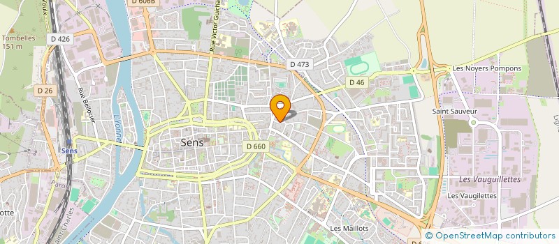 localisation de l'entreprise MY.MIS  SENS