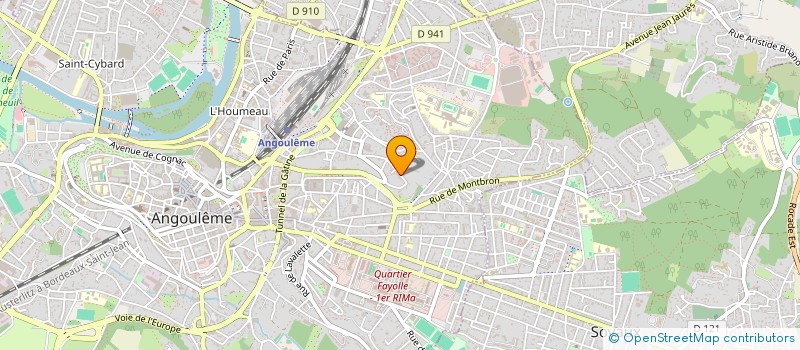 localisation de l'entreprise MY MOOJO & CO à ANGOULEME