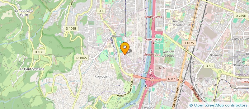 localisation de l'entreprise MY MOTOR à SEYSSINS