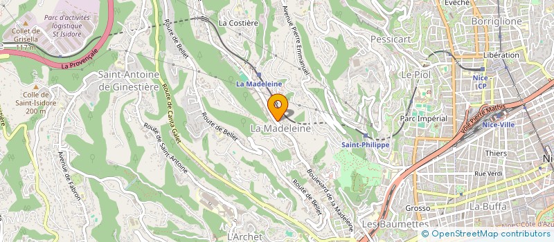 localisation de l'entreprise MY&MY à NICE