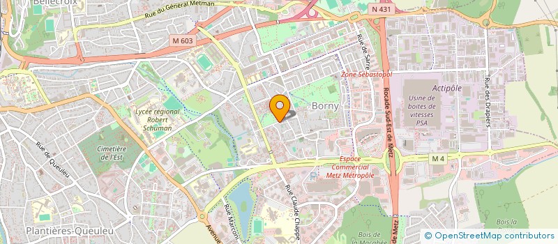 localisation de l'entreprise MY NAVETTE  METZ