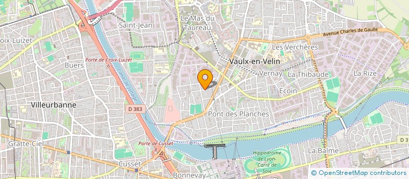 localisation de l'entreprise MY NEXT CAR 69  VAULX-EN-VELIN