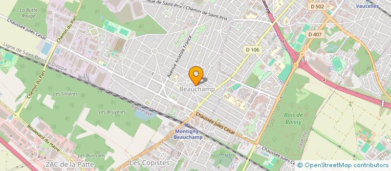 localisation de l'entreprise MY NORMANDY  BEAUCHAMP