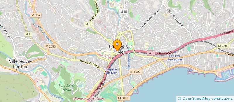 localisation de l'entreprise MY NUTRI-FIT à CAGNES-SUR-MER