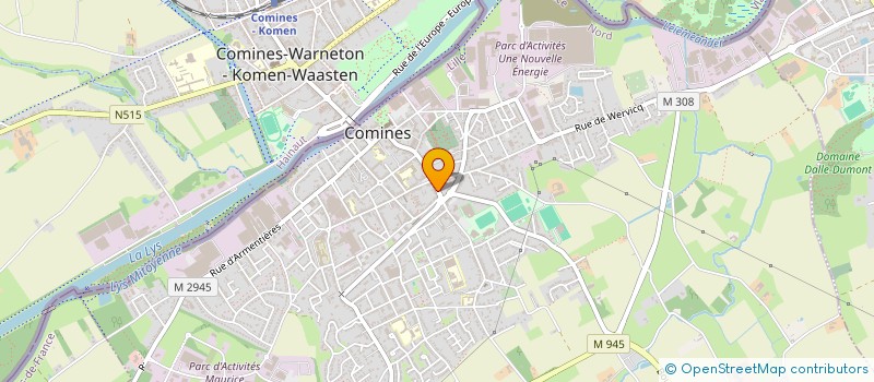 localisation de l'entreprise MY O'DREAMS  COMINES