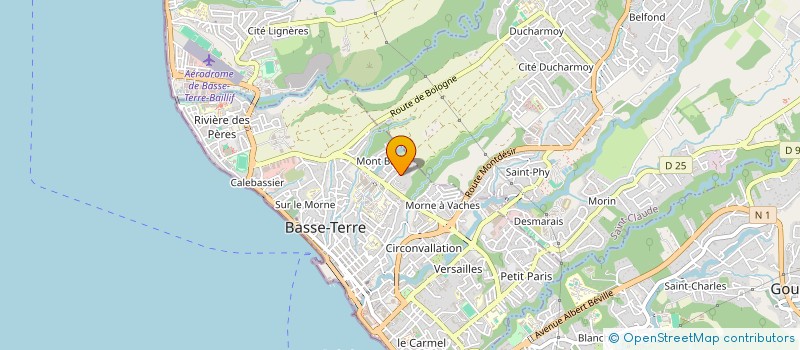 localisation de l'entreprise MY OCCAZ' F.W.I  BASSE-TERRE