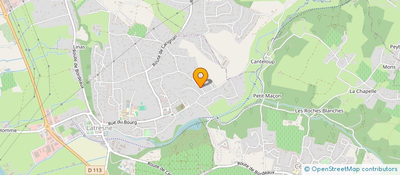 localisation de l'entreprise MY OFFICE 2  LATRESNE