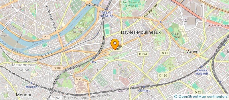 localisation de l'entreprise MY ONE à ISSY-LES-MOULINEAUX