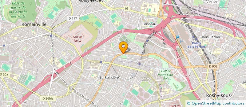 localisation de l'entreprise MY OPTIC à NOISY-LE-SEC