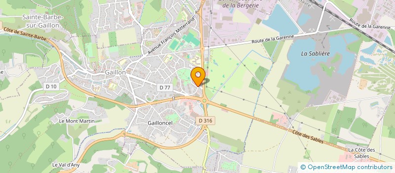 localisation de l'entreprise MY OWN CAR CHAUFFEUR PRIVE  GAILLON