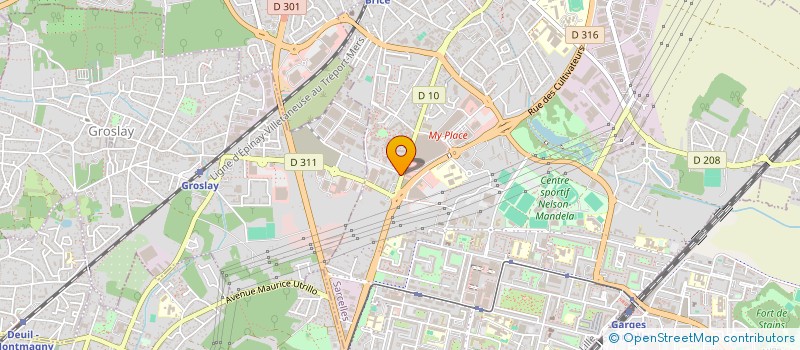 localisation de l'entreprise MY PAIN  SARCELLES