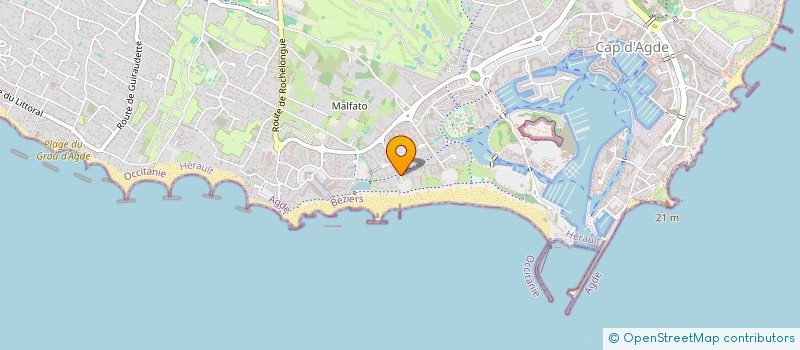 localisation de l'entreprise MY PALACE AM  AGDE