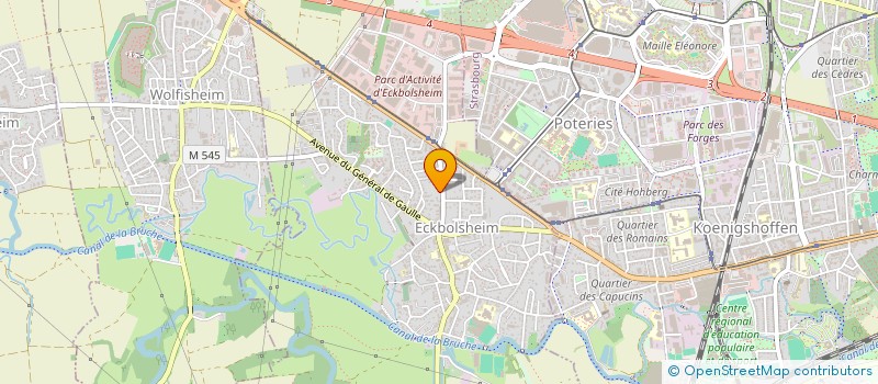 localisation de l'entreprise MY PARE BRISE  ECKBOLSHEIM