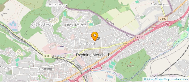 localisation de l'entreprise MY PEINTURE  FREYMING-MERLEBACH