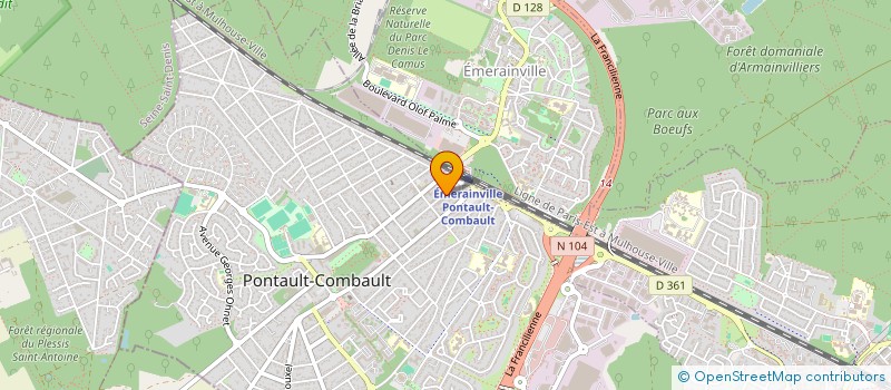 localisation de l'entreprise MY PHONE à PONTAULT-COMBAULT