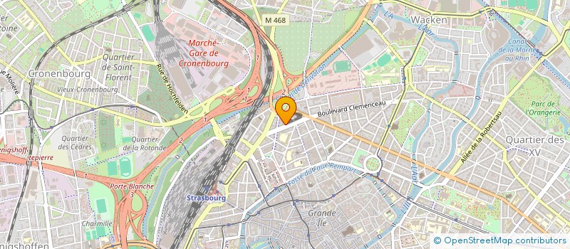 localisation de l'entreprise MY PIZZA à STRASBOURG