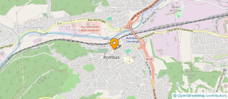 localisation de l'entreprise MY PIZZA  ROMBAS