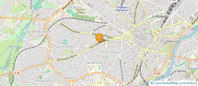 localisation de l'entreprise MY PIZZA ACADEMIA 2021 à LIMOGES