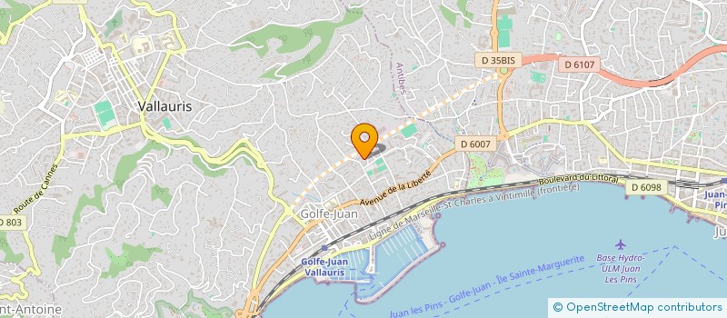 localisation de l'entreprise MY PRESTIGE RIVIERA  VALLAURIS