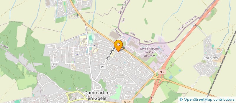 localisation de l'entreprise MY PRIVATE TAXI à DAMMARTIN-EN-GOELE