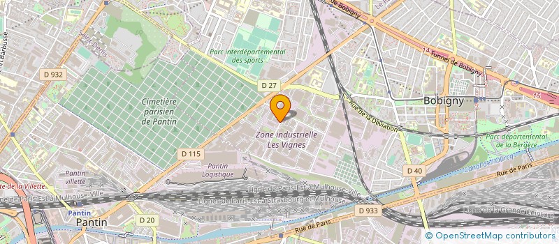 localisation de l'entreprise MY PRO CENTER  BOBIGNY