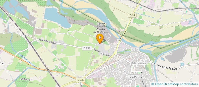 localisation de l'entreprise MY PROD 13-ARTS DU SPECTACLE  MALLEMORT