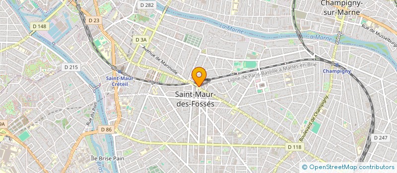 localisation de l'entreprise MY PROD FRANCE  SAINT-MAUR-DES-FOSSES