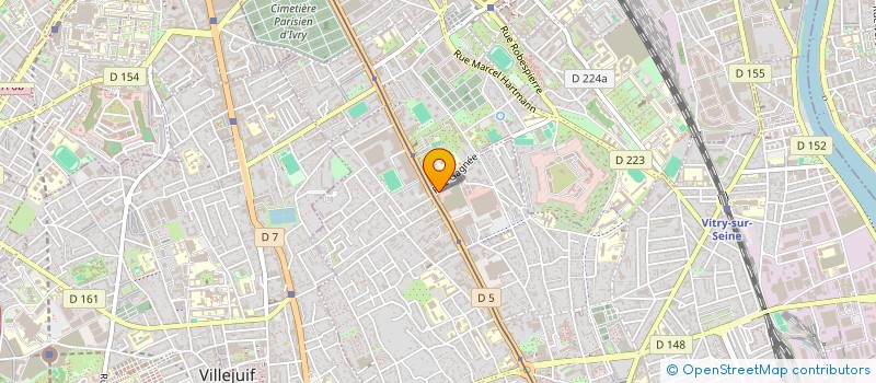 localisation de l'entreprise MY PROJECT AGENCY  VITRY-SUR-SEINE