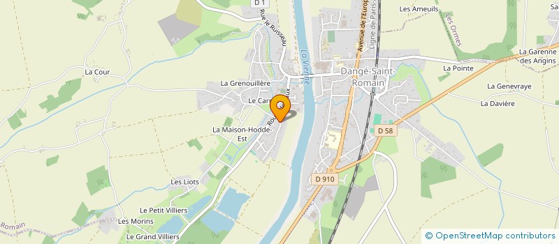 localisation de l'entreprise MY RENOV'ELEC  DANGE-SAINT-ROMAIN