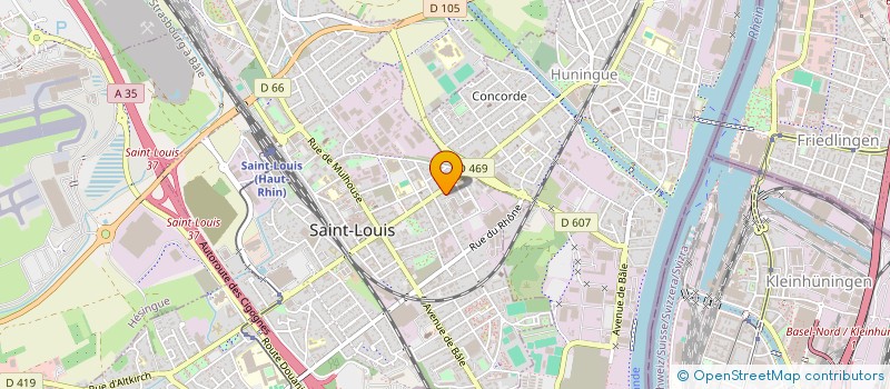 localisation de l'entreprise MY RESTO à SAINT-LOUIS