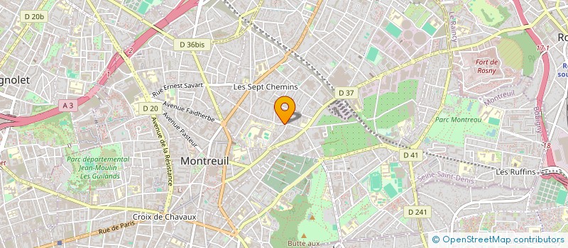 localisation de l'entreprise MY SCI à MONTREUIL