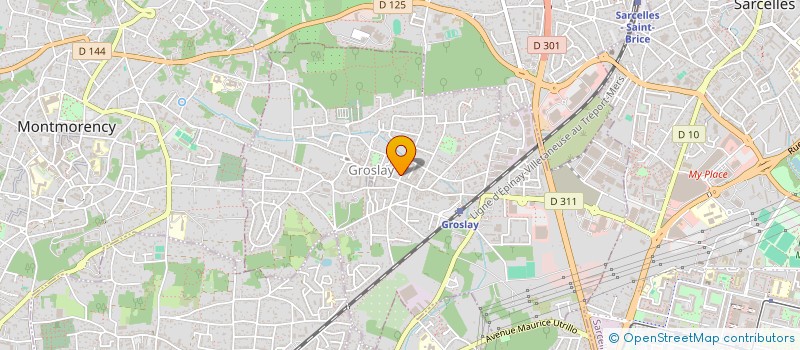 localisation de l'entreprise MY SCI  GROSLAY