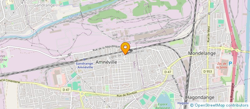 localisation de l'entreprise MY SCI  AMNEVILLE