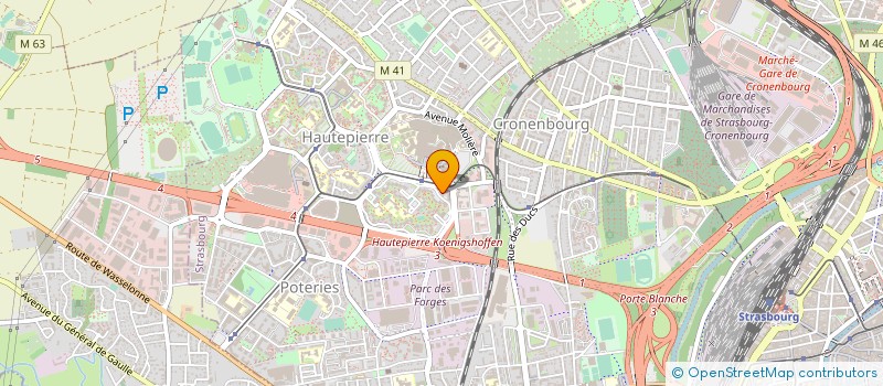 localisation de l'entreprise MY SECURITY à STRASBOURG