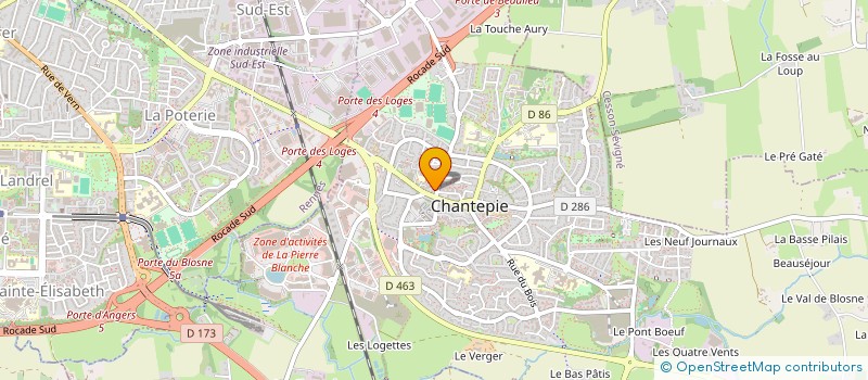 localisation de l'entreprise MY SEMAINE à CHANTEPIE