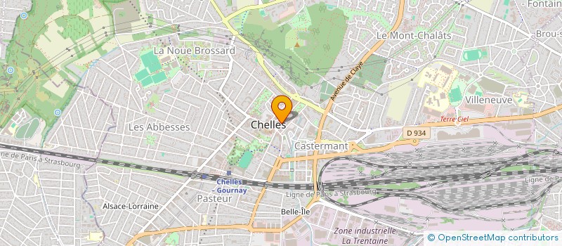 localisation de l'entreprise MY SERVICES 77  CHELLES