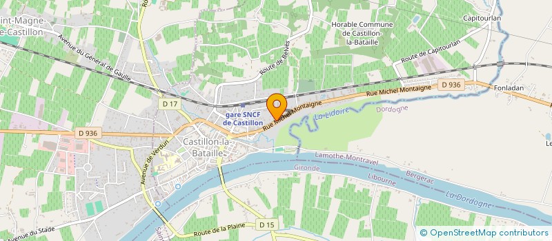 localisation de l'entreprise MY SERVICES  CASTILLON-LA-BATAILLE