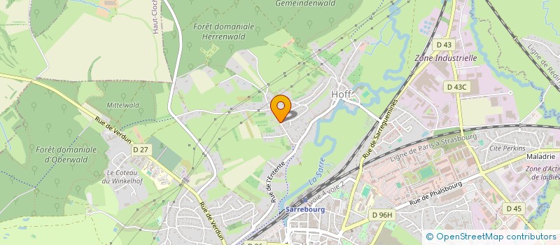 localisation de l'entreprise MY SERVICES à SARREBOURG