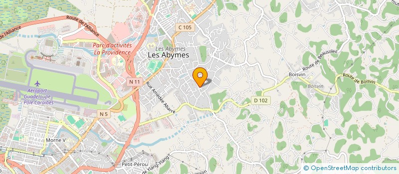 localisation de l'entreprise MY SERVICES FWI à LES ABYMES