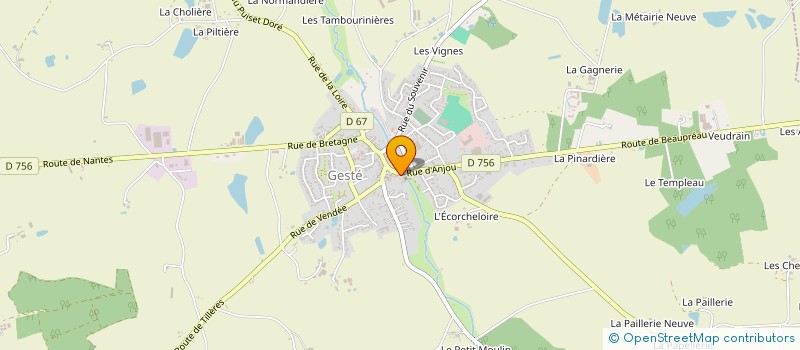 localisation de l'entreprise MY SOCIETE INVESTISSEMENT à BEAUPREAU-EN-MAUGES