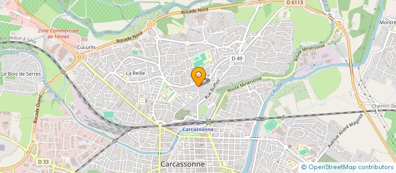 localisation de l'entreprise MY SOLUTIONS ET TECHNIQUES PISCINES à CARCASSONNE
