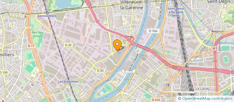 localisation de l'entreprise MY SPACE PARAPHARMACIE  VILLENEUVE-LA-GARENNE