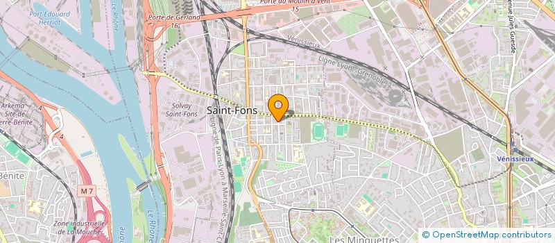 localisation de l'entreprise MY ST FONS  SAINT-FONS