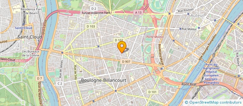 localisation de l'entreprise MY START UP à BOULOGNE-BILLANCOURT
