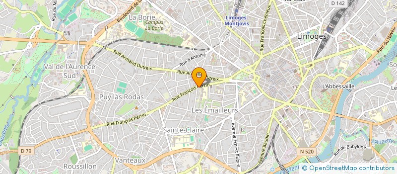 localisation de l'entreprise MY STREET FOOD à LIMOGES